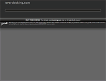 Tablet Screenshot of overclocking.com
